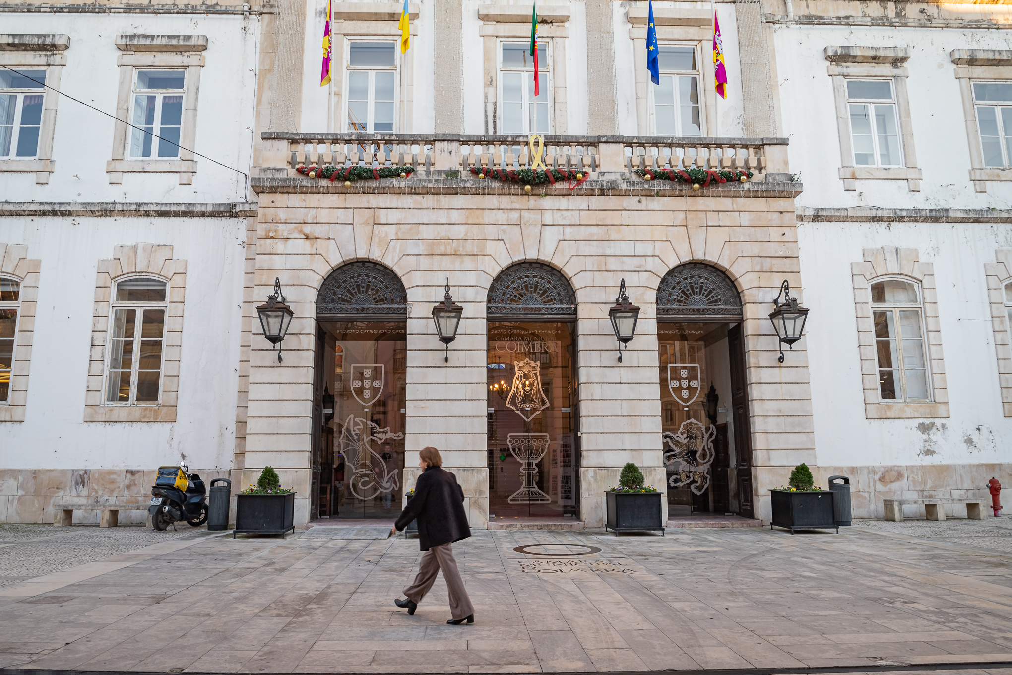 Entrada da Câmara Municipal de Coimbra @Central Press | Miguel Almeida