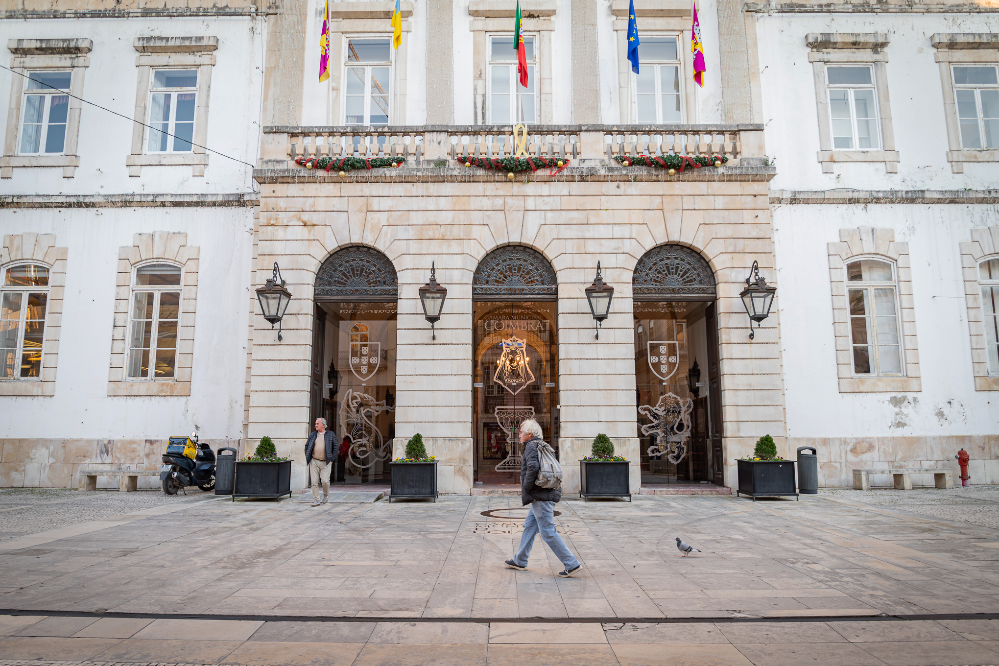 Entrada da Câmara Municipal de Coimbra @Central Press | Miguel Almeida