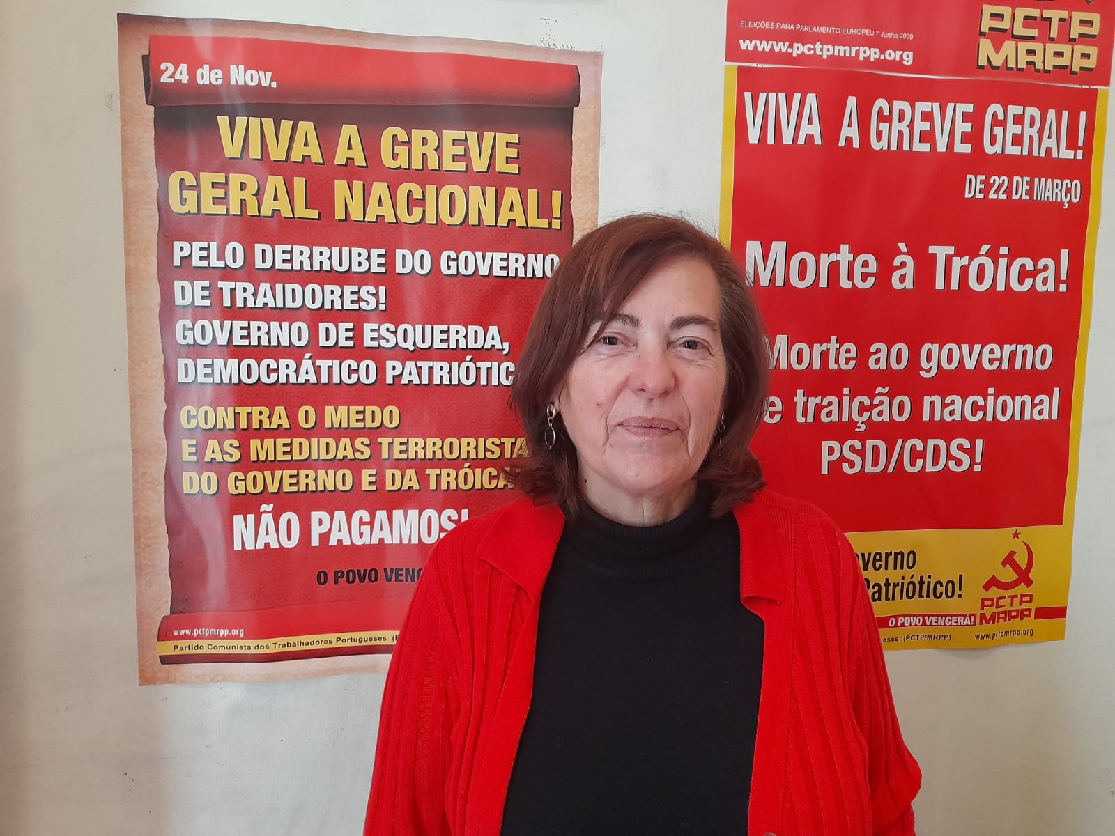 Cidália Guerreiro é lider do PCTP MRPP @P1