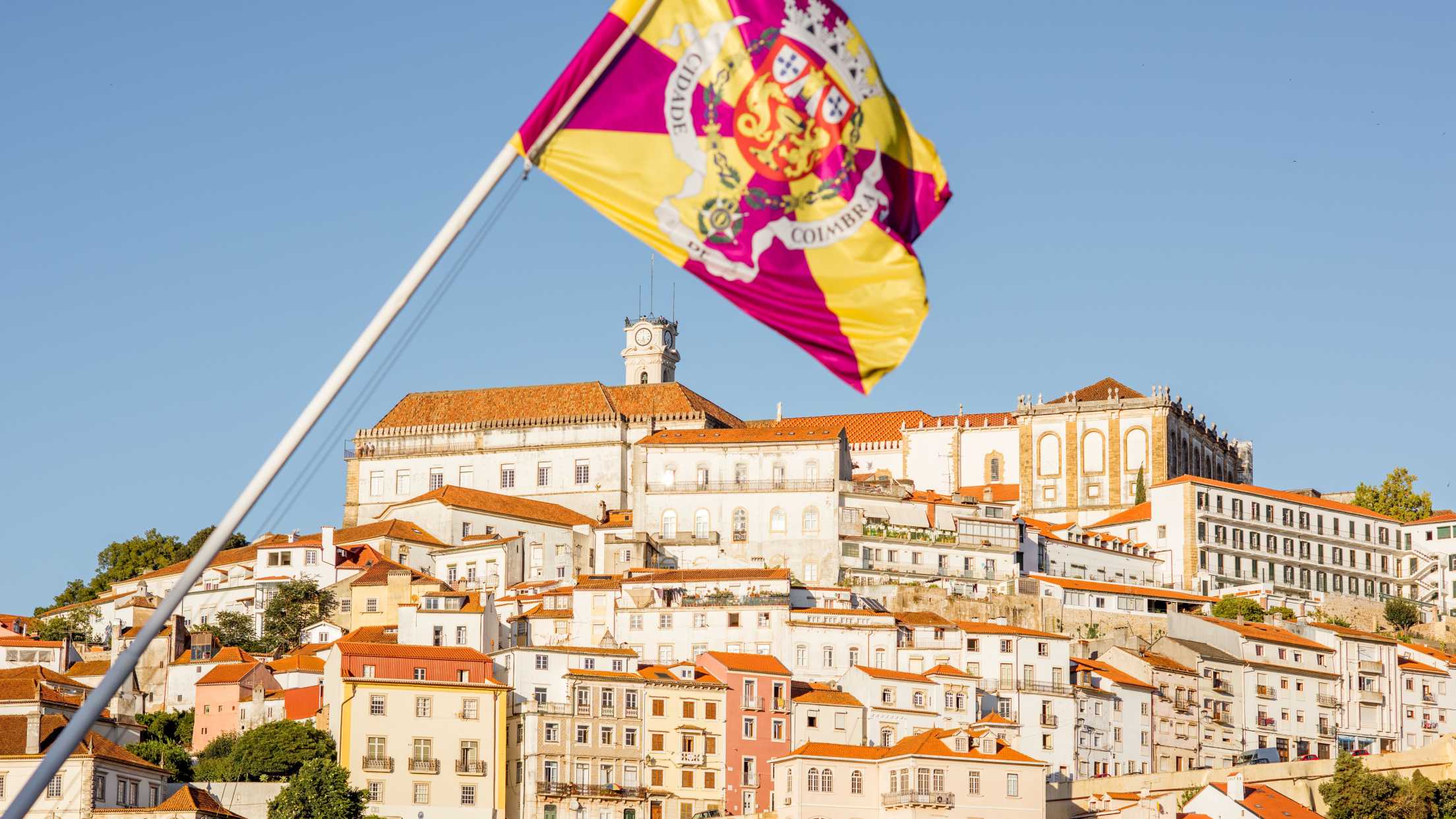 Coimbra Universidade Bandeira Municipal @Envato