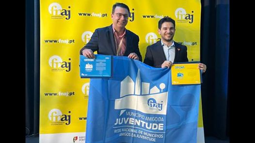 Momento da entrega do selo «Município Amigo da Juventude» @CM Soure
