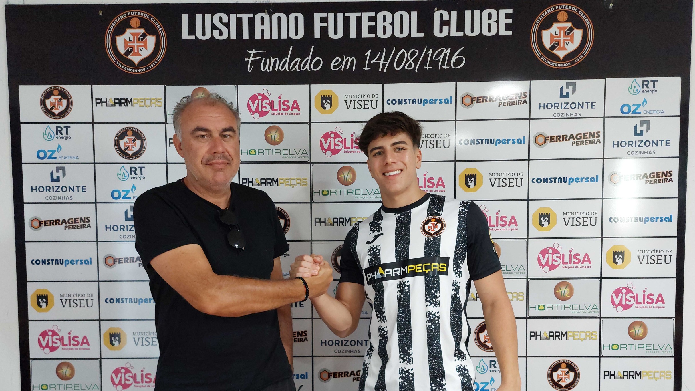 Apresentação Felipe Bolognani ©Lusitano Futebol Clube