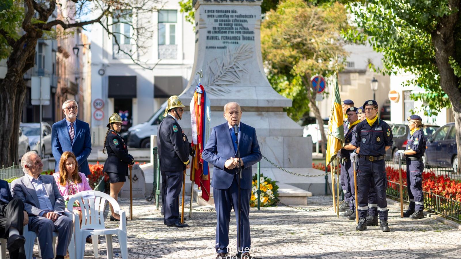 Cerimónia de homenagem a Manuel Fernandes Tomás ©CMFF