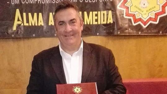António Albano Soares, presidente da Associação Cultural e Desportiva Estrela de Almeida @ACDEA