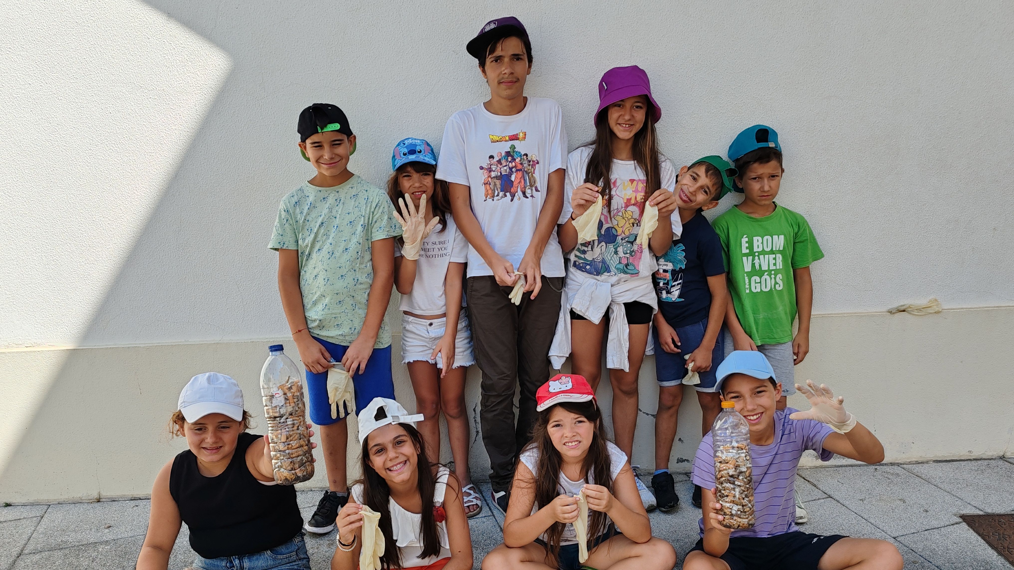 Grupo de jovens na iniciativa "Caça à Beata" @CM Góis