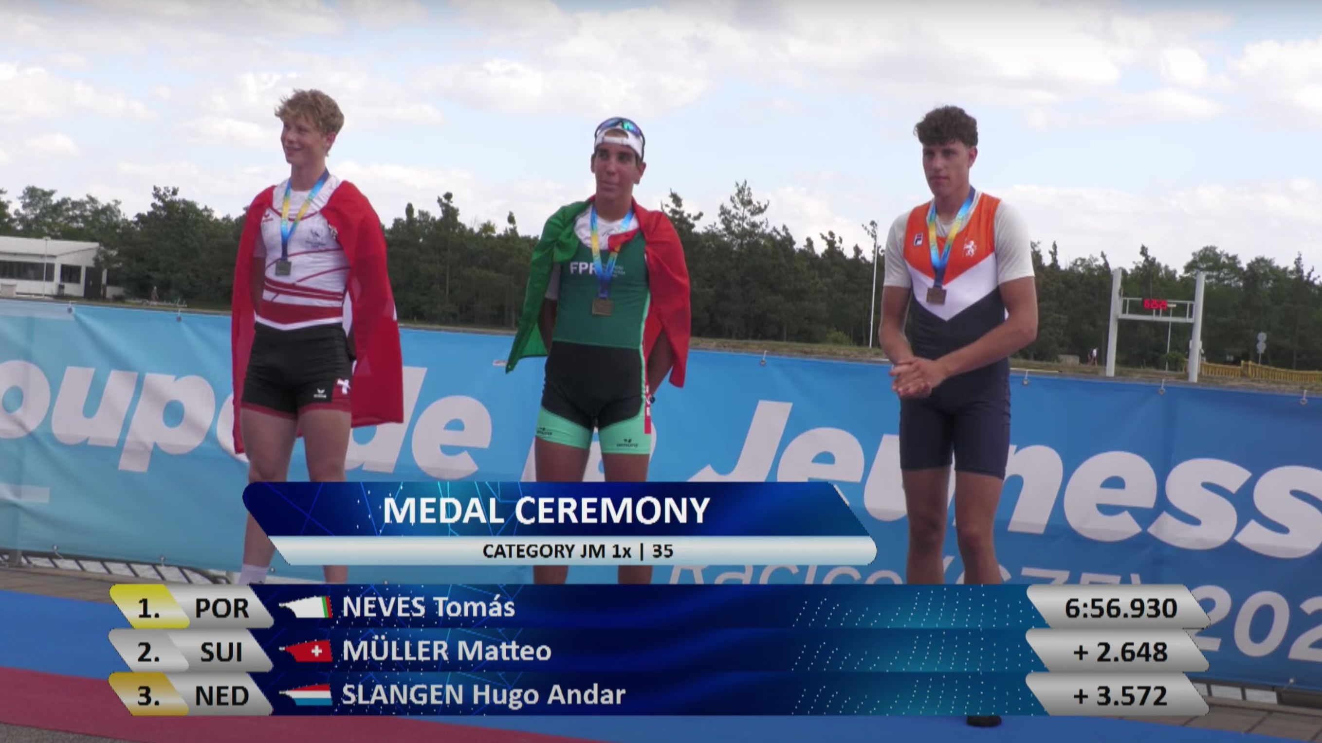 Tomás Neves Medalha de Ouro Coupe de La jeunesse Racice 2024 - Dia 1 ©Imagens Youtube