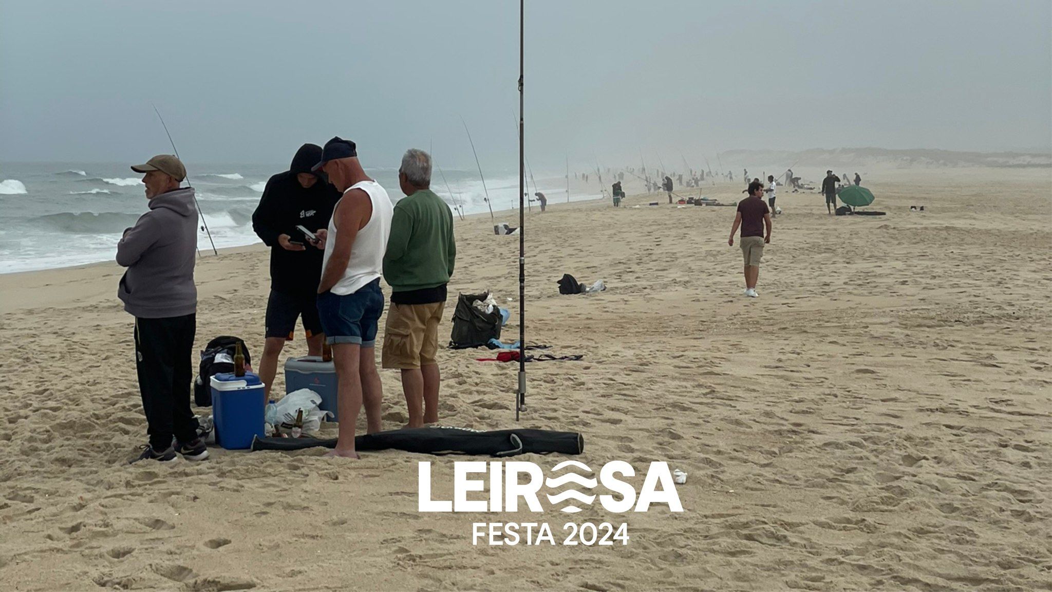 Cerca de 130 participantes no concurso de pesca na Praia da Leirosa @CMPL