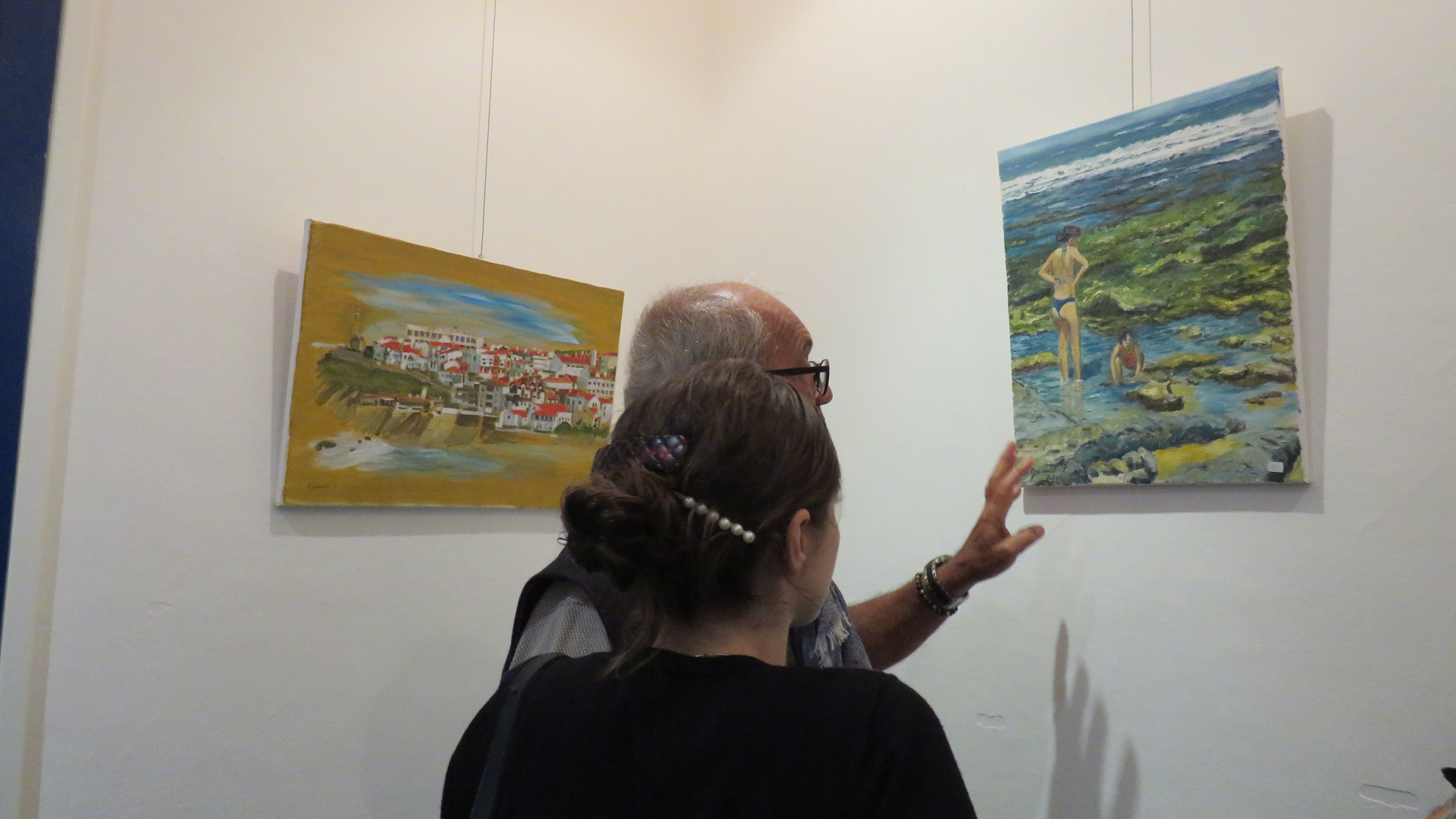 Exposição de pintura "Na Praia de São Pedro" @CMMG