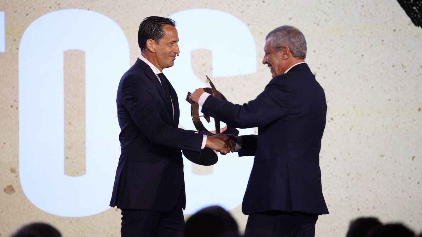 Fernando Santos e Pedro Proença @Liga Portugal