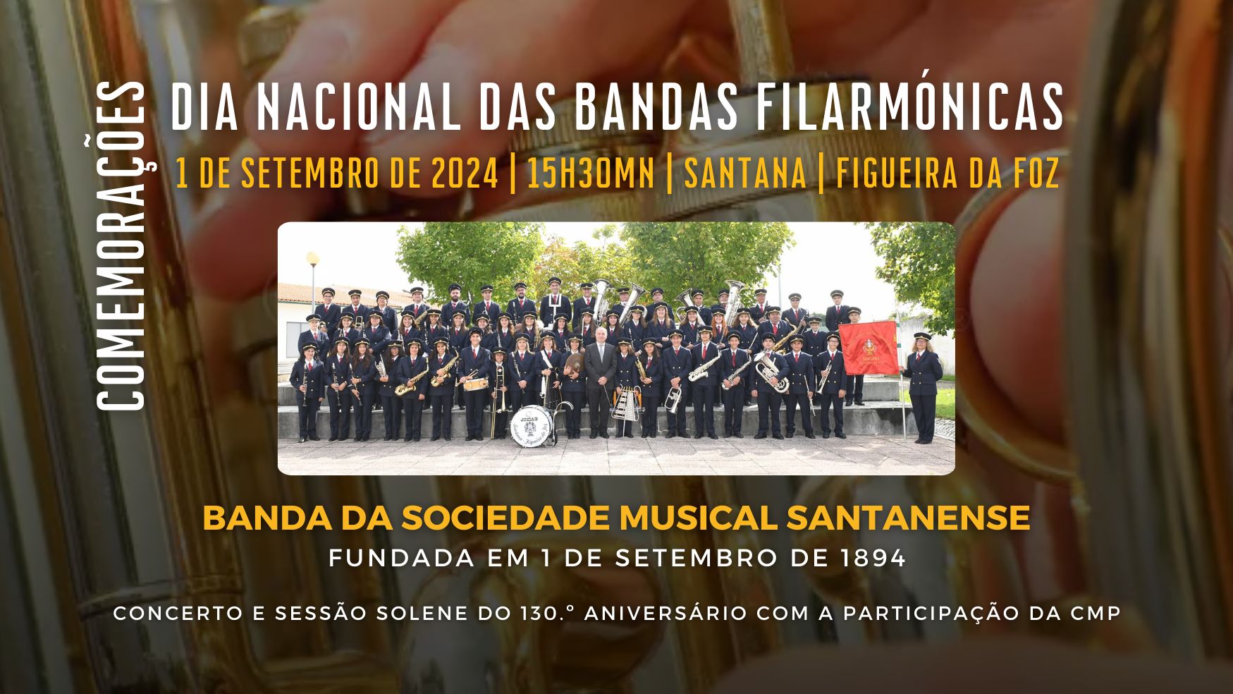 O Dia Nacional das Bandas Filarmónicas é assinalado em Santana, a 1 de setembro