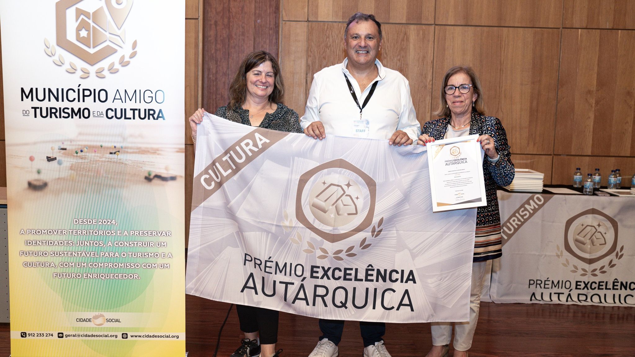 Entrega do prémio na categoria de cultura @CM Entroncamento 