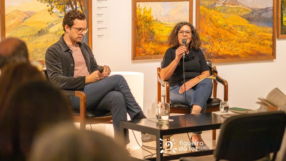 Martim Sousa Tavares à conversa com Teresa Carvalho @ Biblioteca Municipal da Figueira da Foz