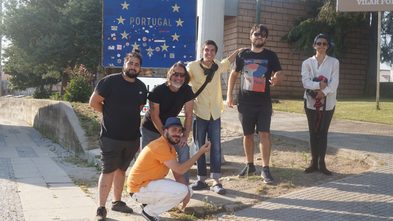 Equipa de produção, da esquerda para a direita: Bruno Teixeira; Pedro Leitão; Fernando Rocha Oliveira; David Leal do Nascimento; Oscar Sá e Astra Gonçalves @Hopes and Dreams Productions