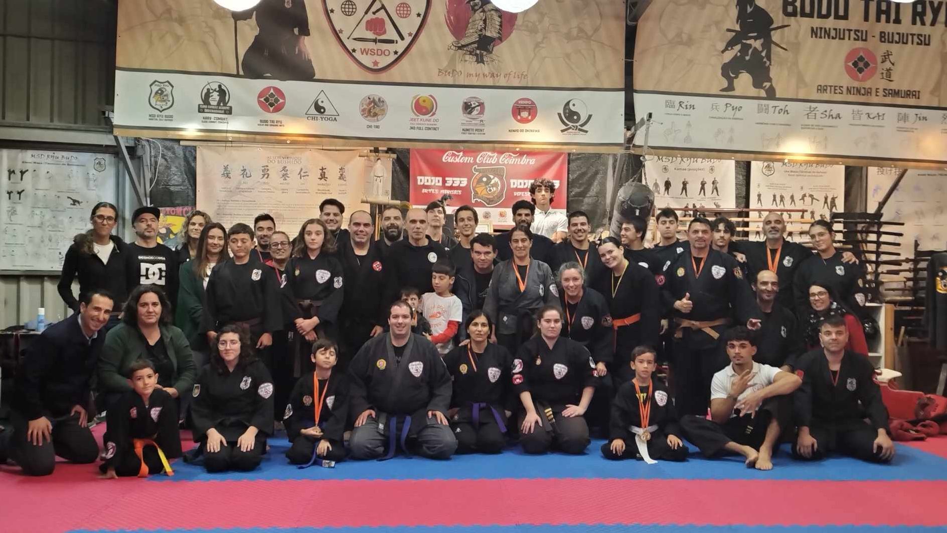 35 atletas participaram no 7º Encontro Anual do Dojo 333 Custom Club Coimbra @DR