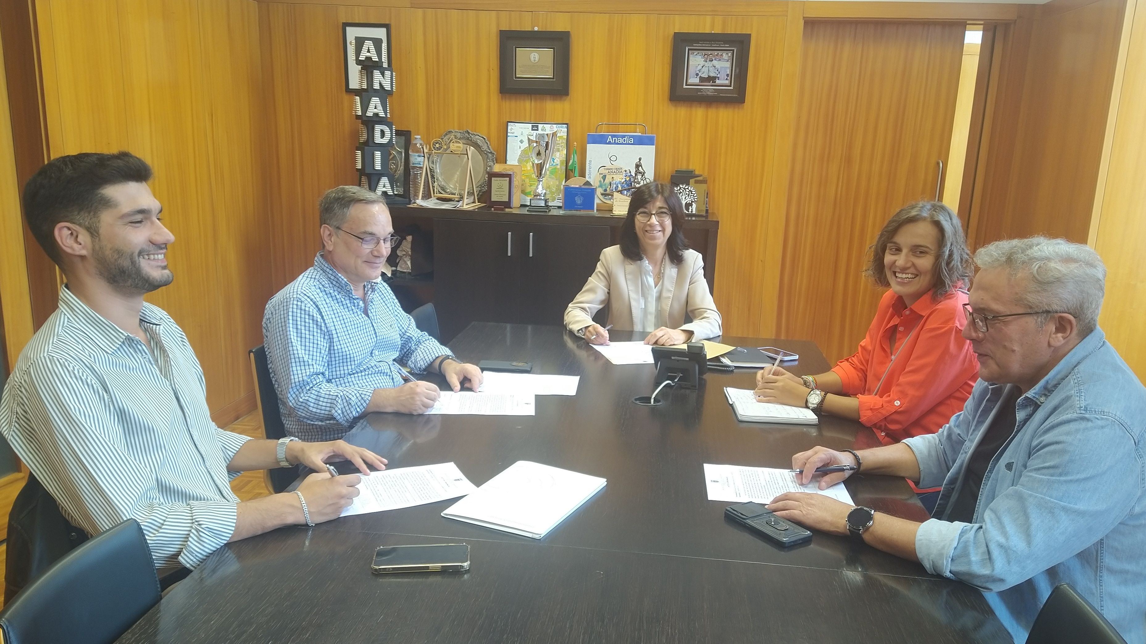 Assinatura do auto de consignação @CM Anadia 
