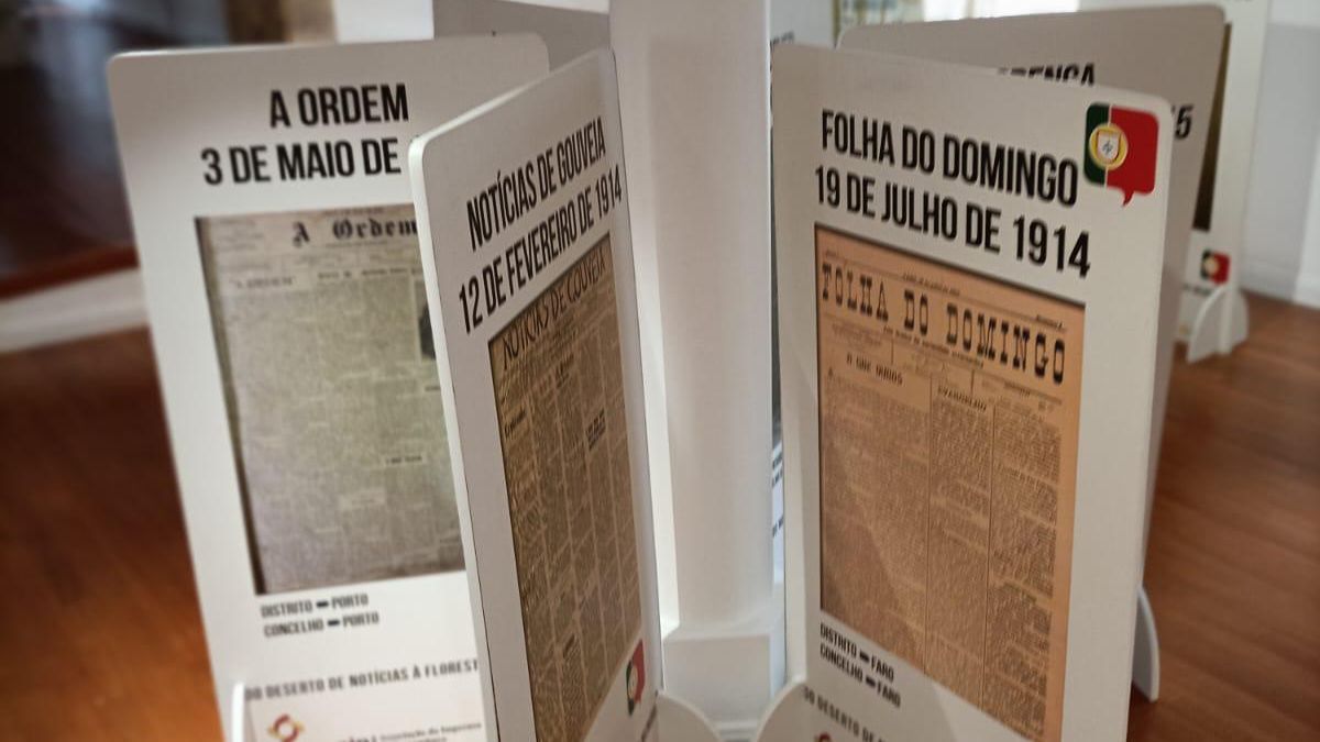 Exposição “Jornais centenários do Brasil e de Portugal: Um Legado Cultural” @CM Ílhavo