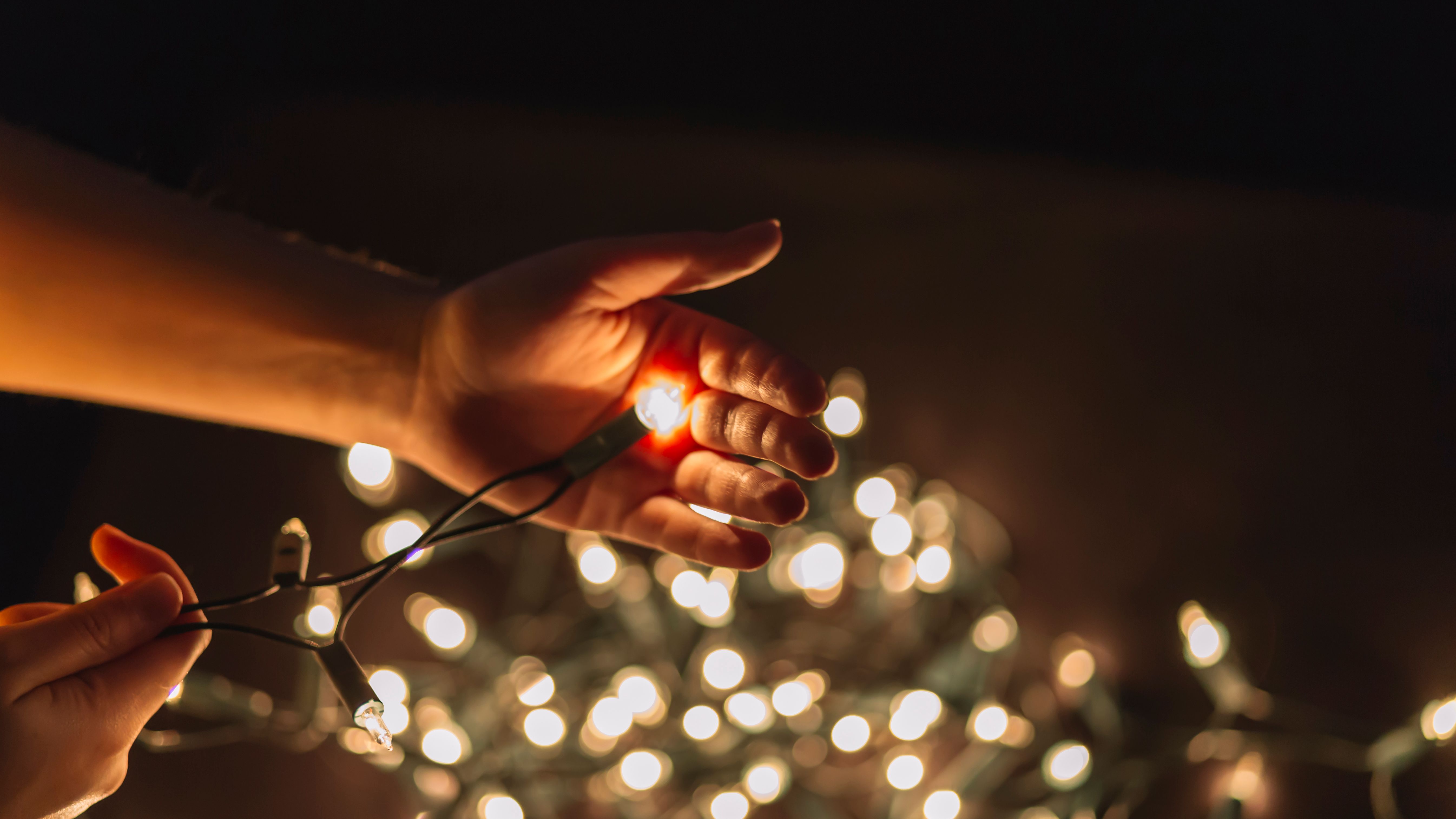 Iluminação de Natal @freepik