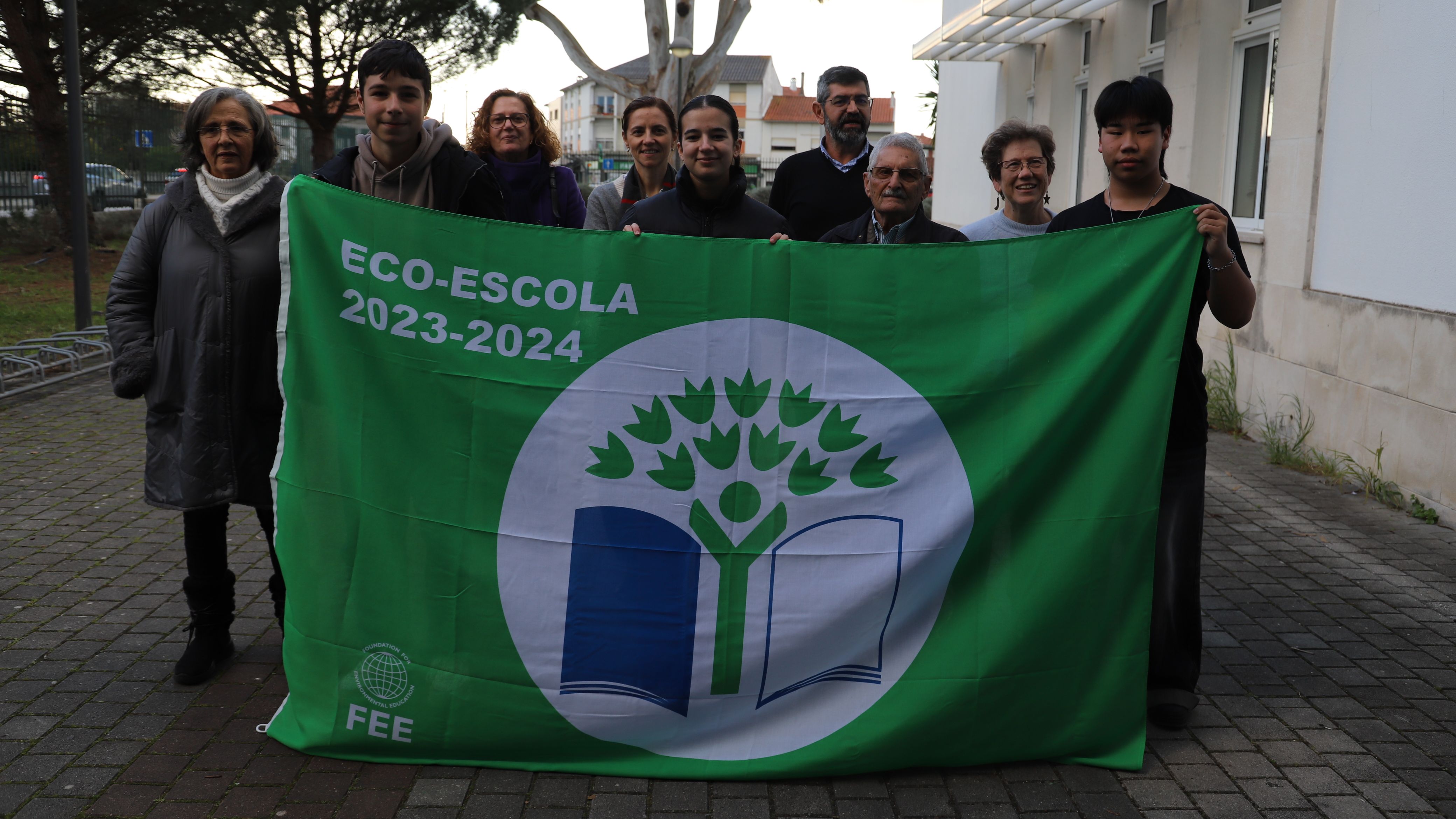 Bandeira Eco-Escolas na Escola Secundária Engº. Acácio Calazans Duarte @CMMG