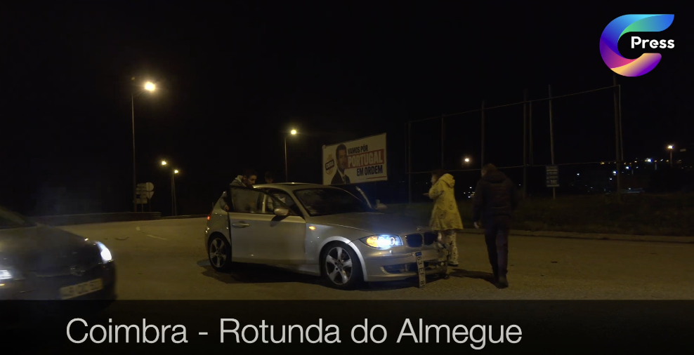 Acidente rotunda do Almegue ©Central Press