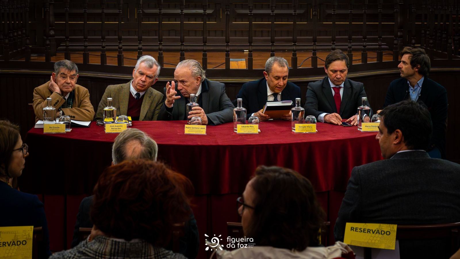 Rui Cascão, José Augusto Bernardes, Pedro Santana Lopes, Eduardo Feiro, Gonçalo Vieira e Marco Penajoia @CMFF