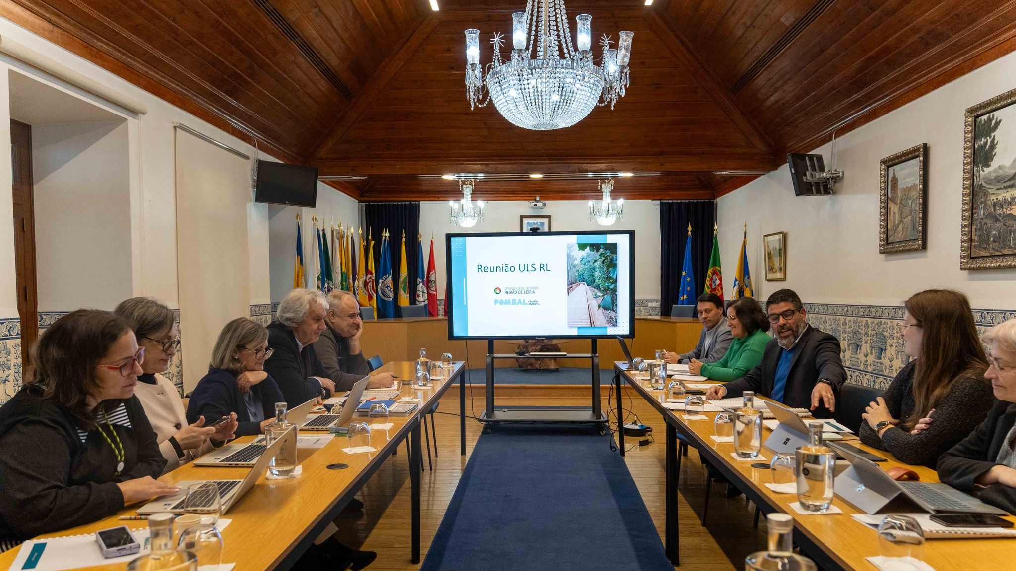 Na reunião foram partilhadas preocupações relativamente aos cuidados de saúde no concelho @CM Pombal