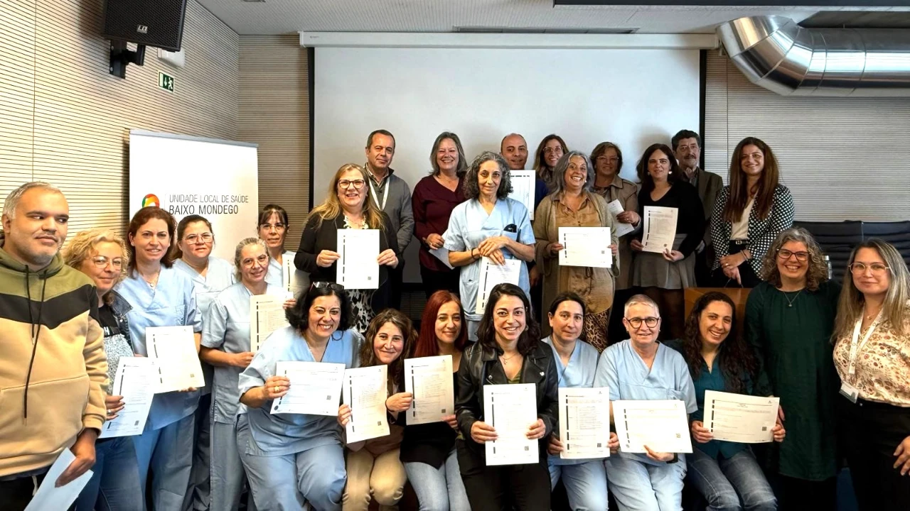 Cerimónia de entrega de certificados ©ULS Baixo Mondego