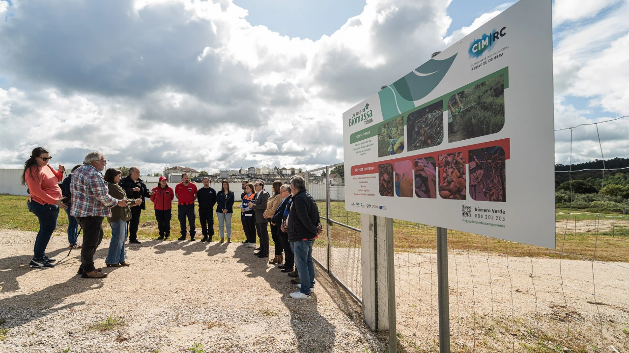 Inauguração do parque de biomassa @CM Tábua 