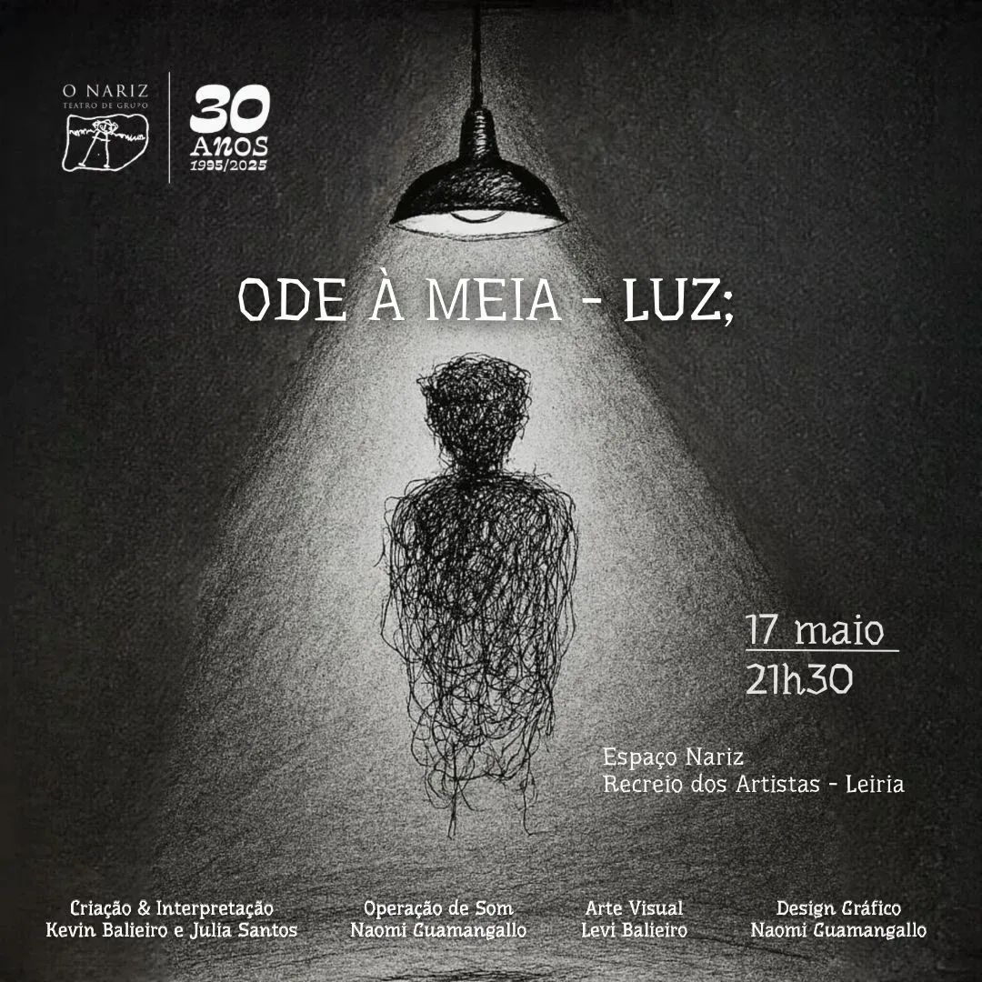 "Ode à meia – luz;" ©O Nariz – Teatro de Grupo