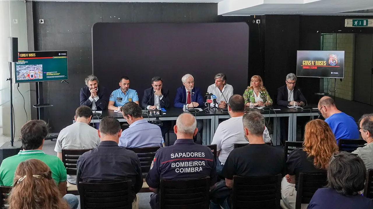 Conferência de imprensa da operação @CM Coimbra 