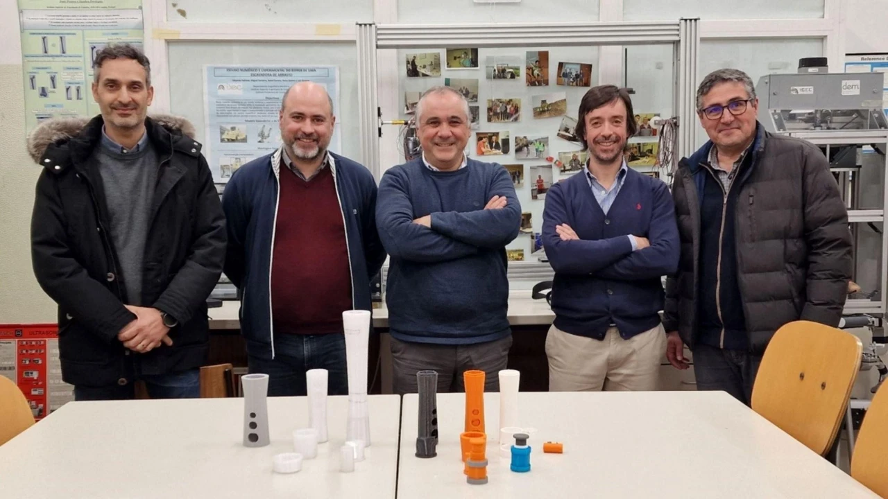 Da esquerda para a direita: Pedro Maia, Marco Silva, Luis Roseiro, Vítor Maranha e Pedro Amaro @IPC