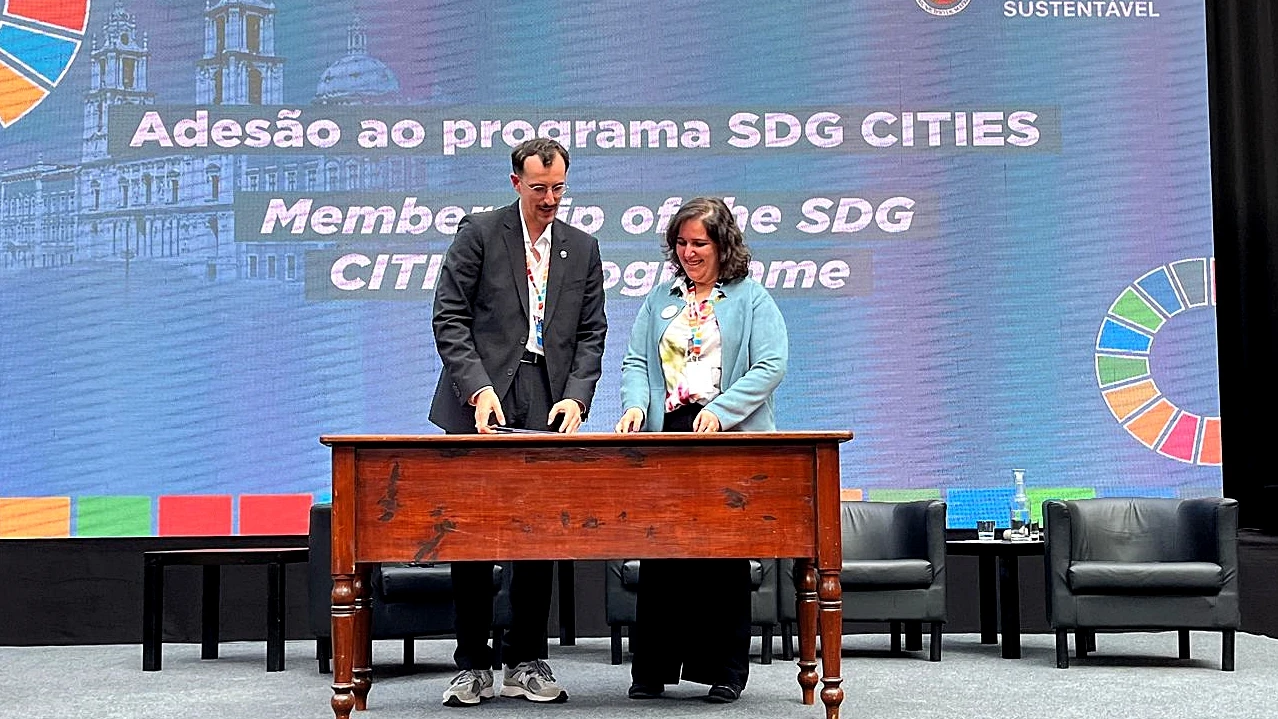 Momento de adesão ao programa @CM Pombal 