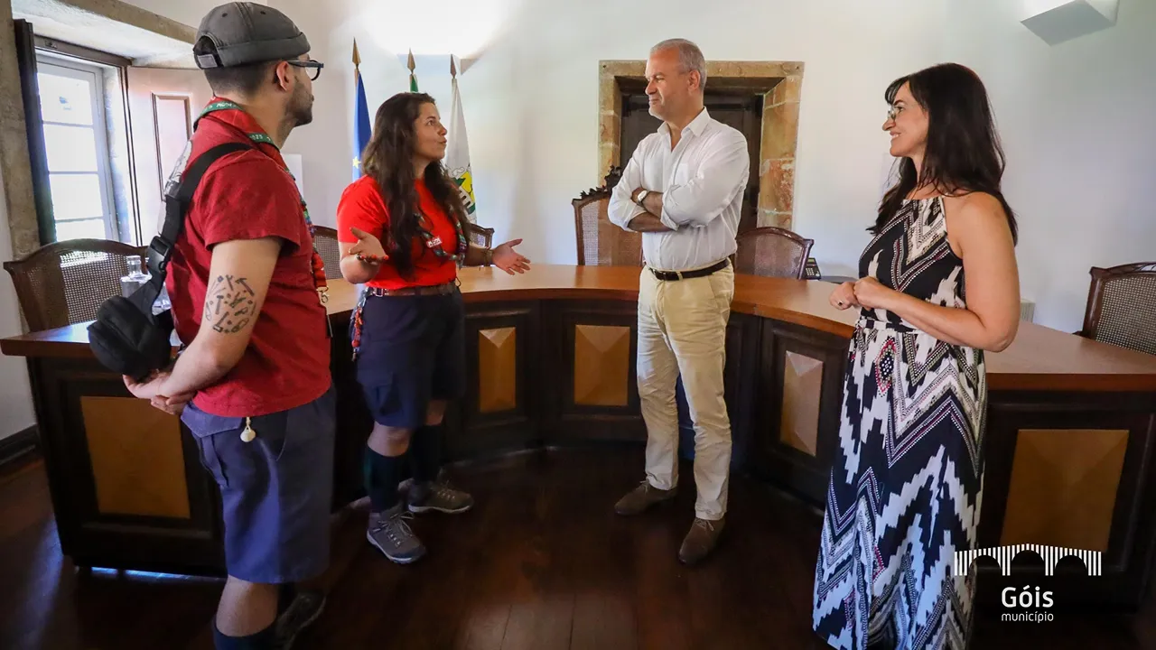 Góis recebe jovens do Moot @CM Góis