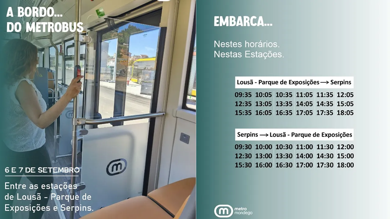 Demonstração Metro Mondego Lousã ©Metro Mondego