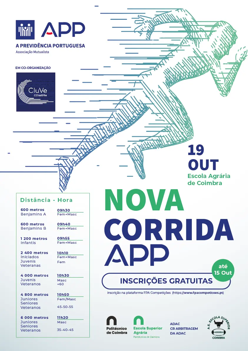 Cartaz Corrida APP 2025 ©APP